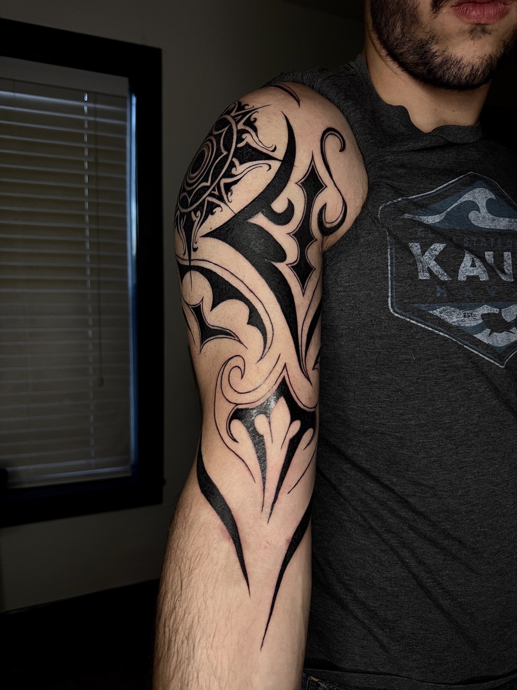 Black work tattoo by Aliza Nadine at Jacob J Ink Phoenix AZ
