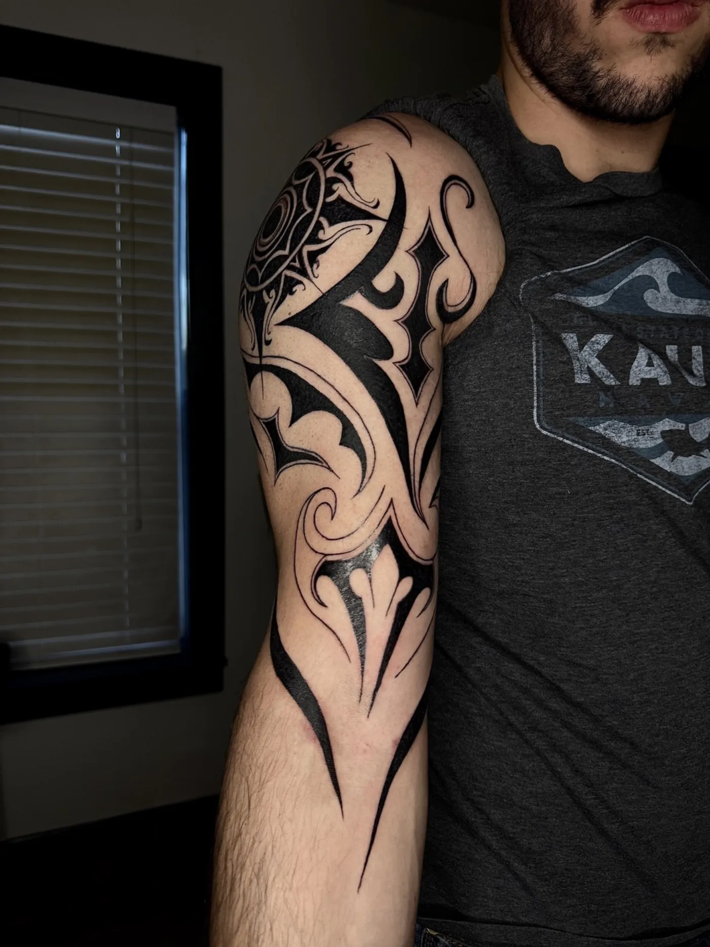 Black work tattoo by Aliza Nadine at Jacob J Ink Phoenix AZ