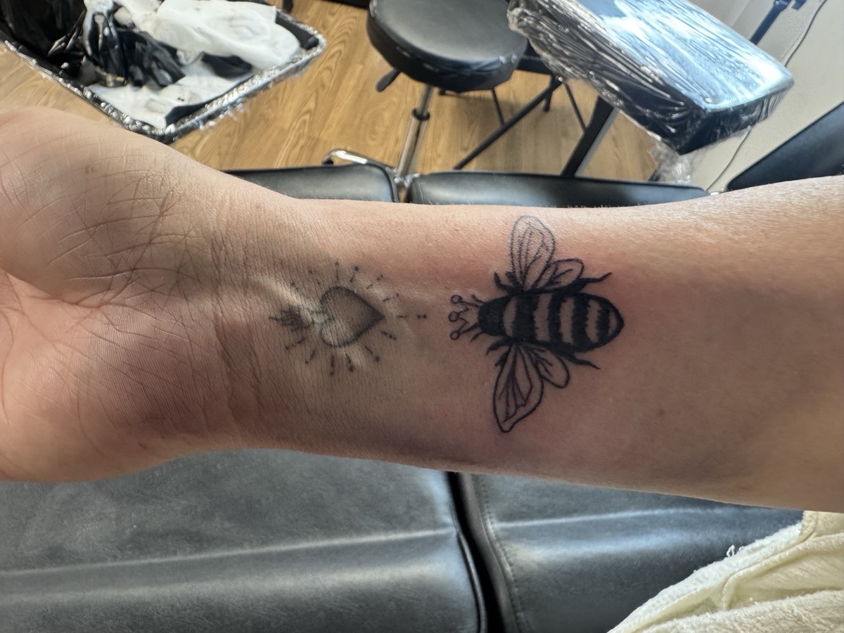Fine line tattoo by Aliza Nadine Phoenix AZ