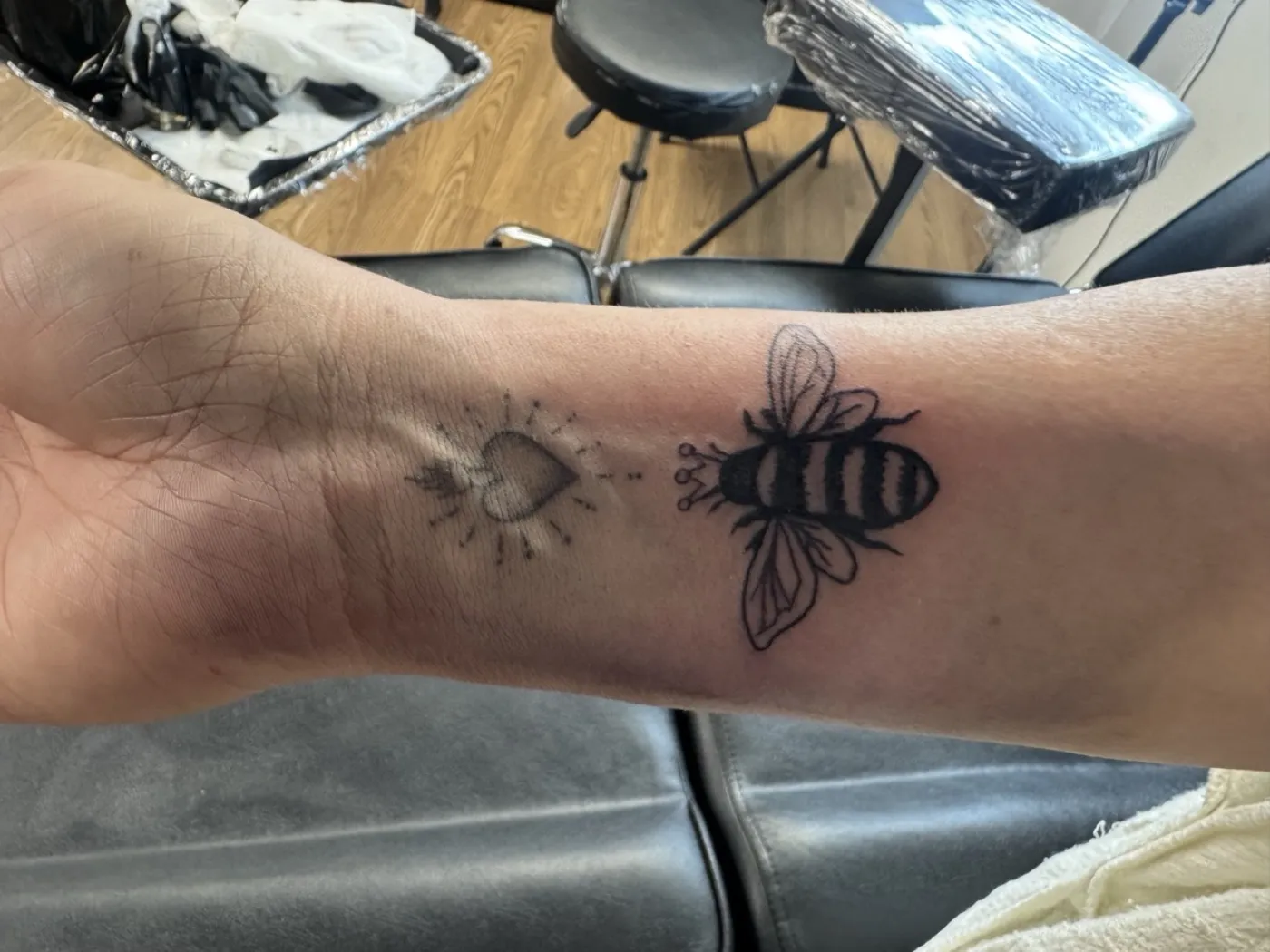 Fine line tattoo by Aliza Nadine Phoenix AZ