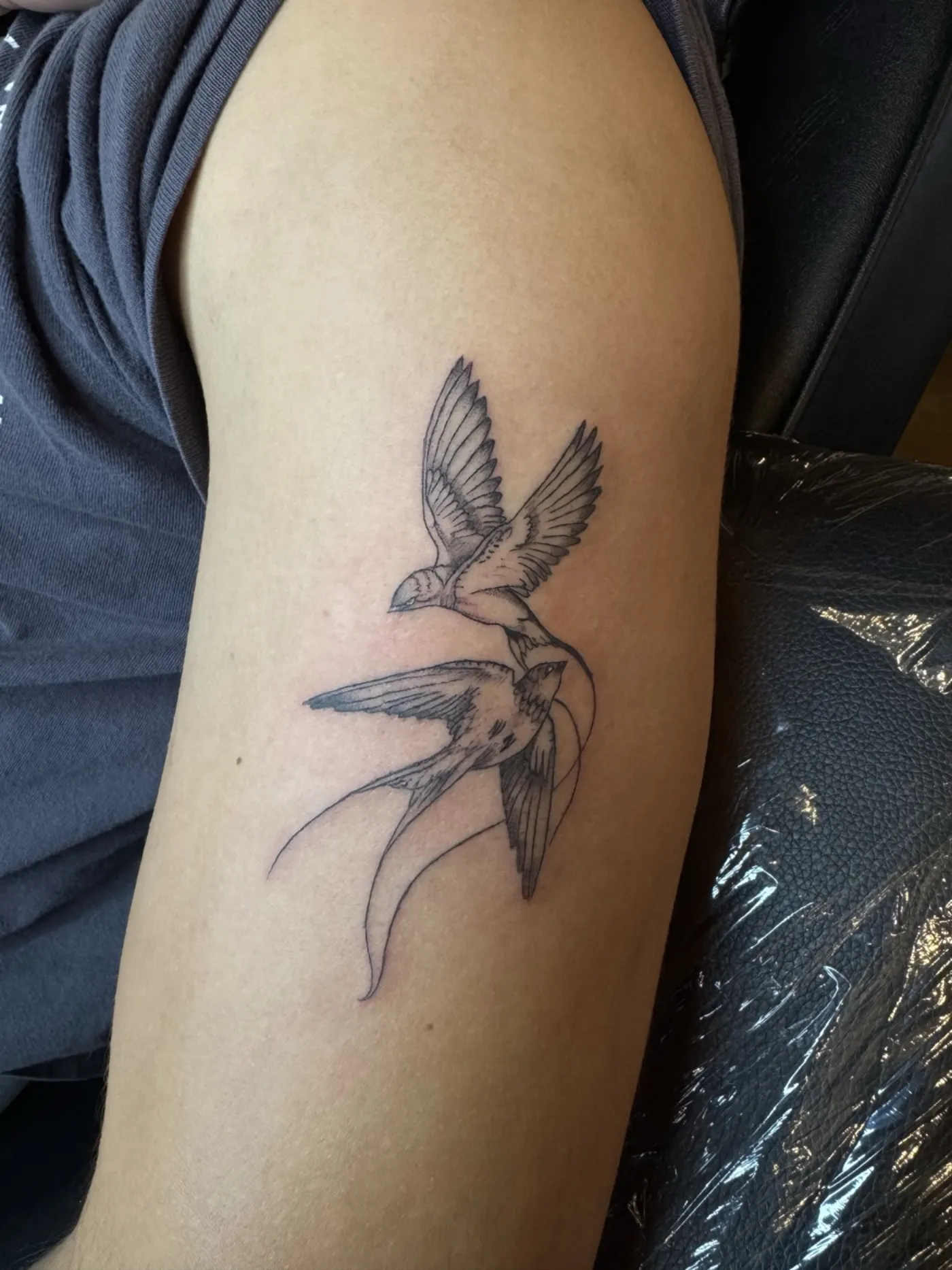 Fine line tattoo by Aliza Nadine Phoenix AZ