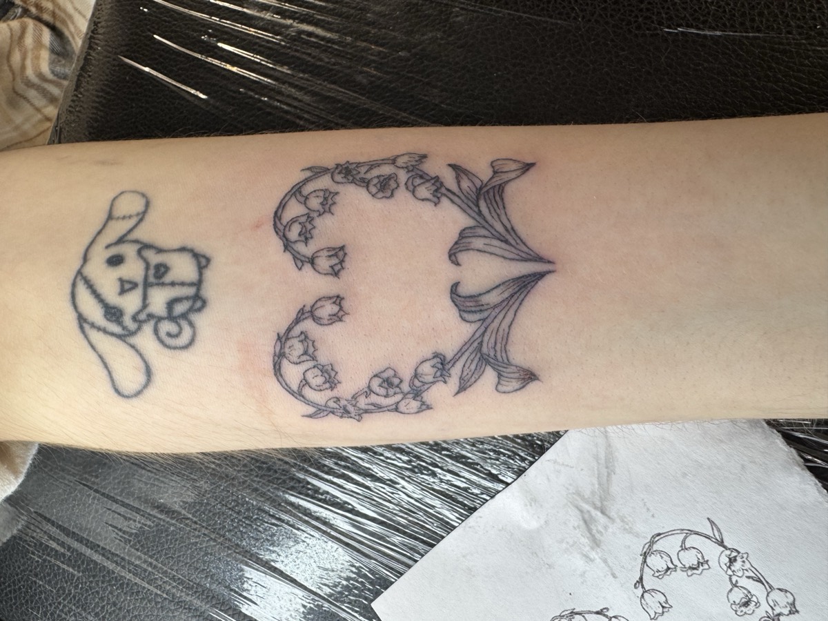Fine line tattoo by Aliza Nadine Phoenix AZ