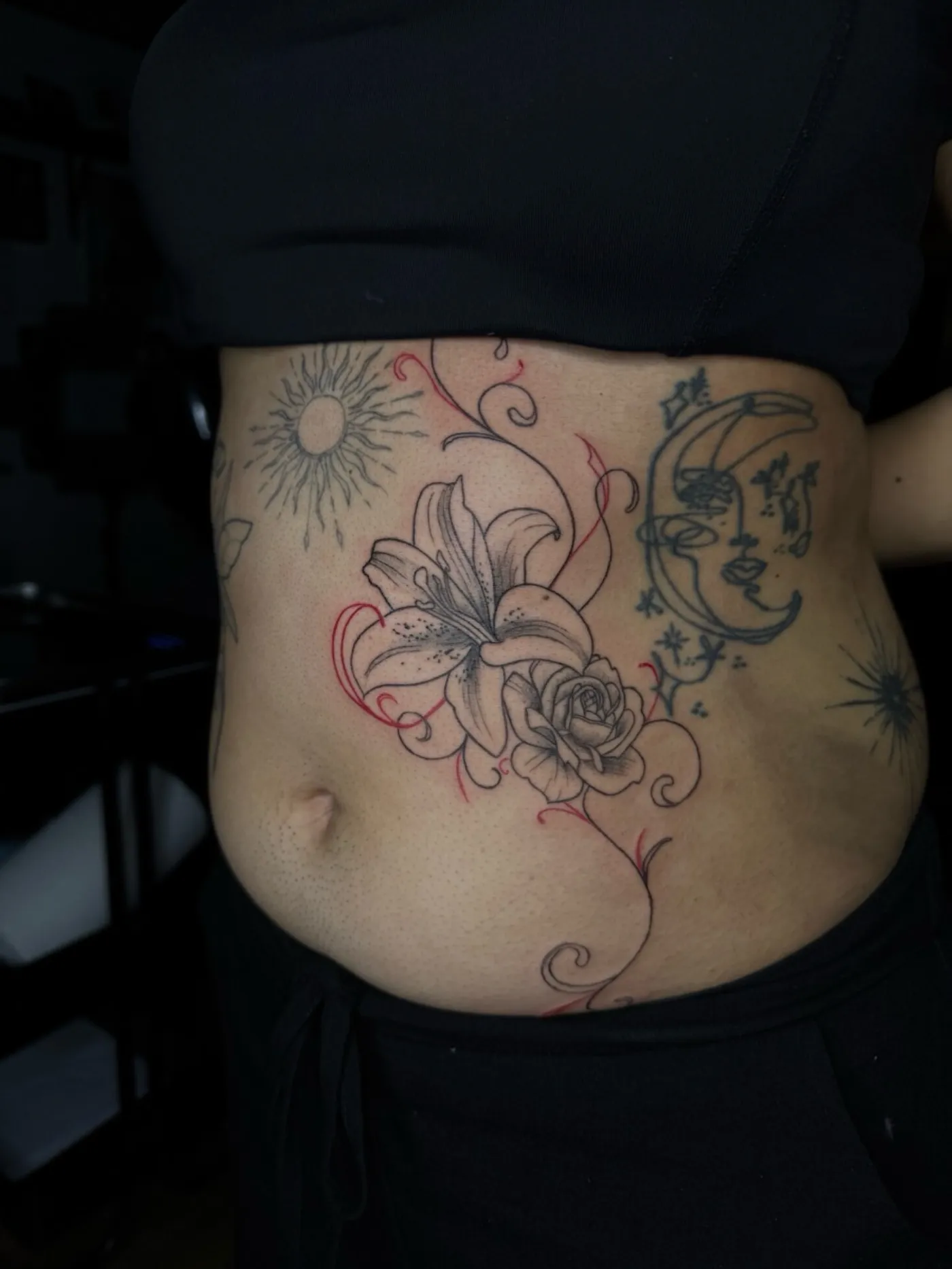 Fine line tattoo by Aliza Nadine Phoenix AZ