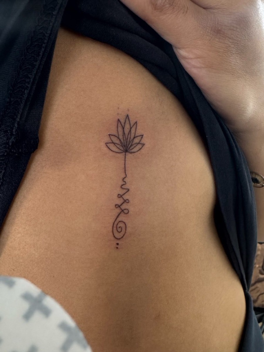 Fine line tattoo by Aliza Nadine Phoenix AZ