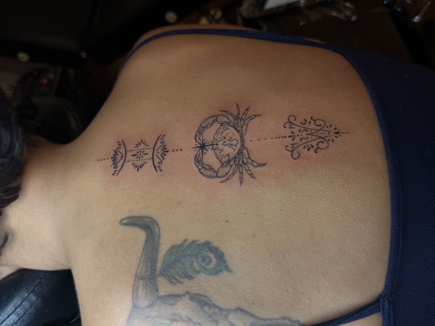 Fine line tattoo by Aliza Nadine Phoenix AZ