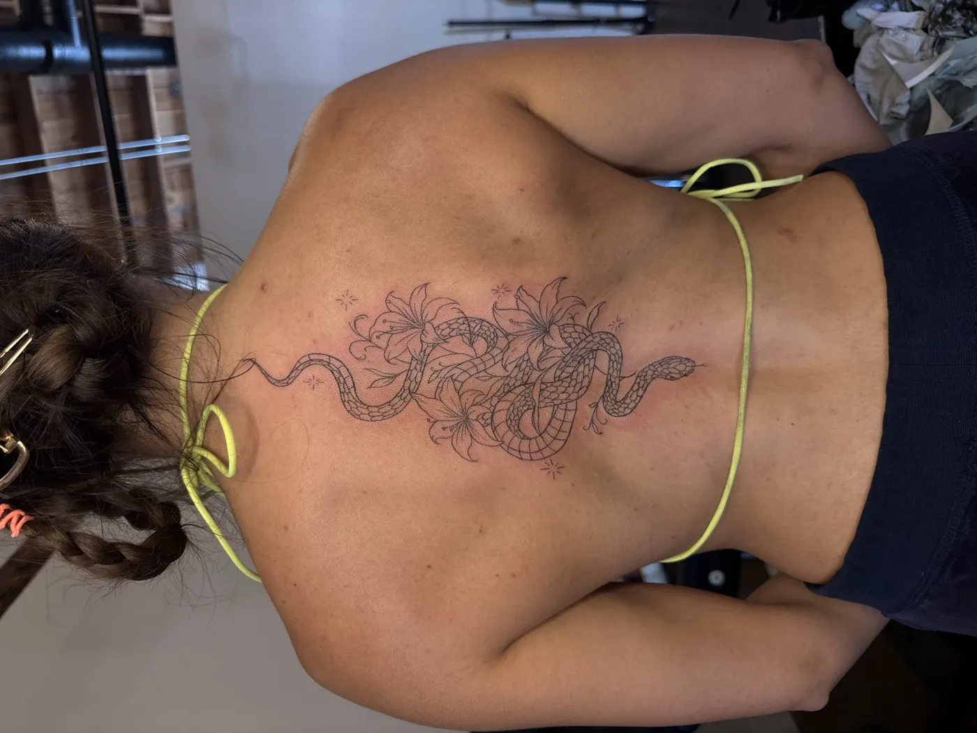 Fine line tattoo by Aliza Nadine Phoenix AZ