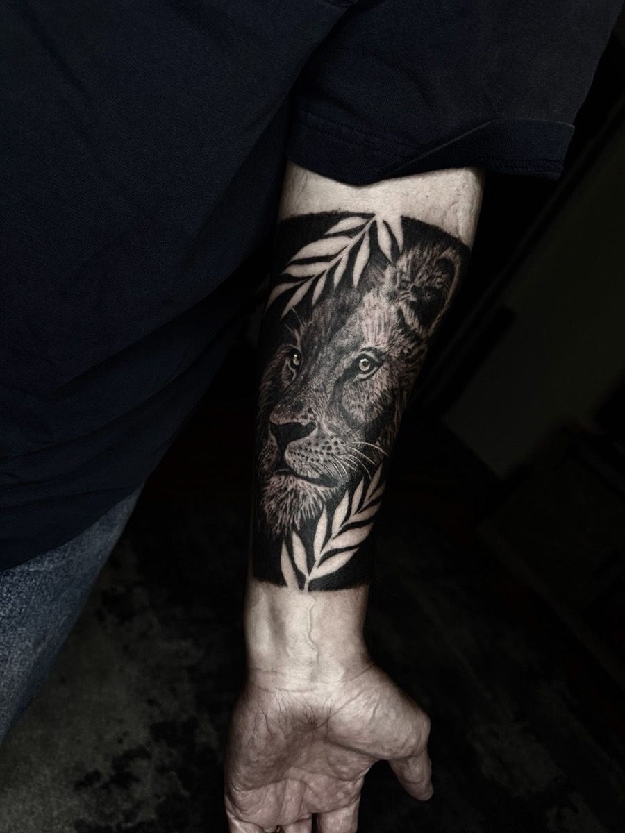 Black and grey realism tattoo by Aliza Nadine Phoenix AZ
