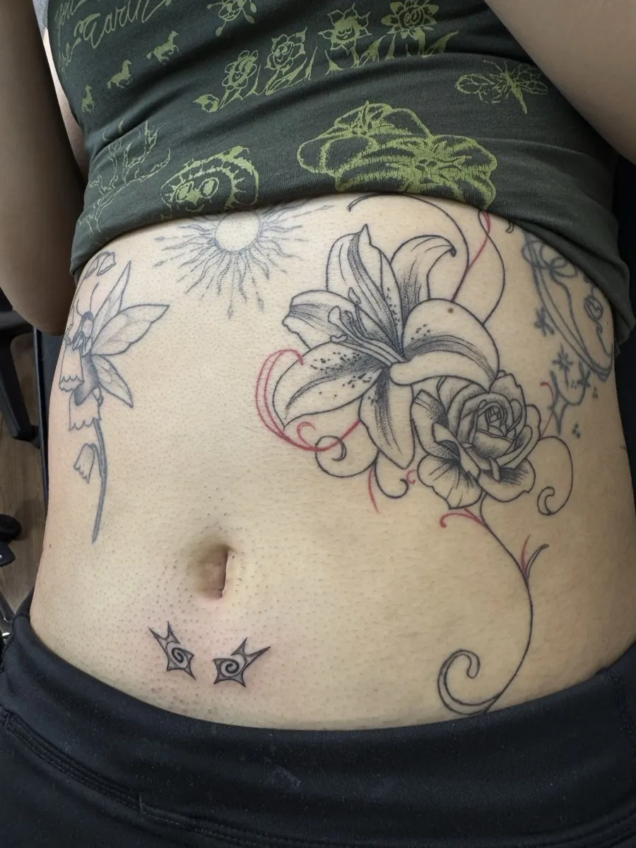 Fine line tattoo by Aliza Nadine Phoenix AZ
