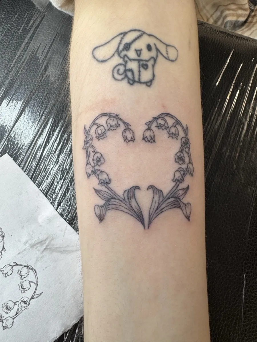 Fine line tattoo by Aliza Nadine Phoenix AZ